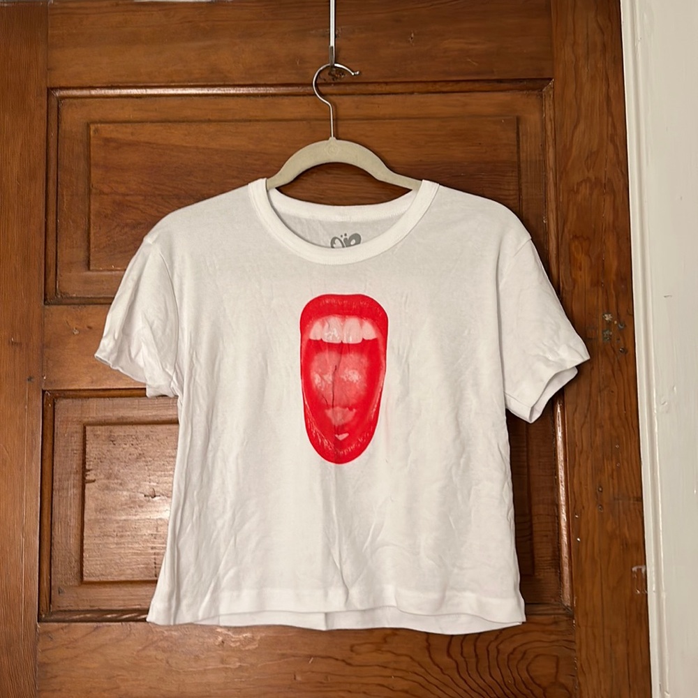 OLIVIA RODRIGO PERFECT ALL AMERICAN B**** BABY TEE